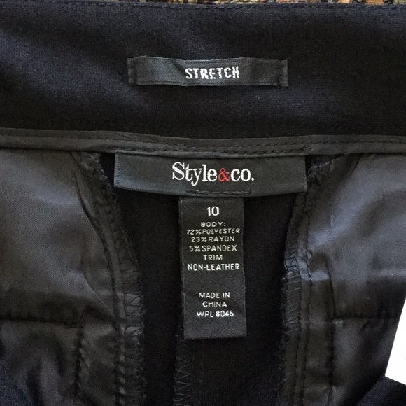 NWOT Style & Co Tuxedo Pants - Picture 7 of 8